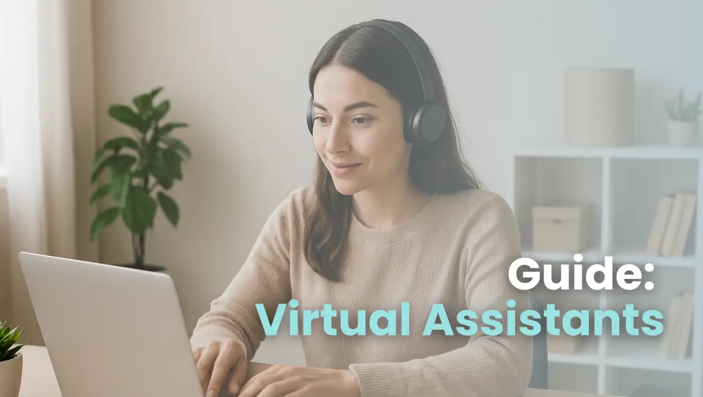 Professional woman providing virtual assistant services
